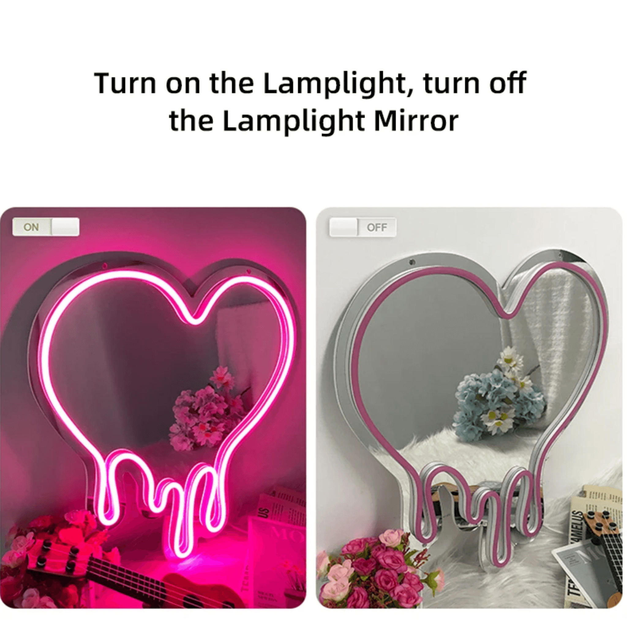 Melting Heart Neon Sign