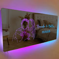 Custom Photo Mirror Name Mirror Personalize neon sign