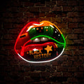 Black History Month Lips Juneteenth Artwork Led Neon Sign