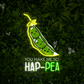 You Make Me So Hap Pea Artwork Led Neon Sign
