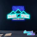 Coastal Crawl Space and Foundation Repair neon signs